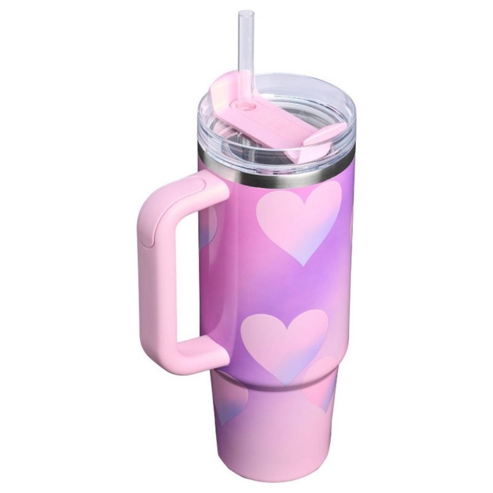 *NWT* Stanley Valentine’s Day 30oz Stainless Steel powder pink heart Gradient - Picture 6 of 11